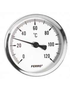 Termometru, 1/2", 120°C,...