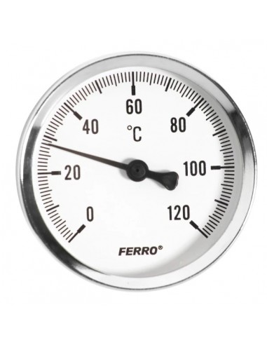 Termometru, 1/2", 120°C, montaj...