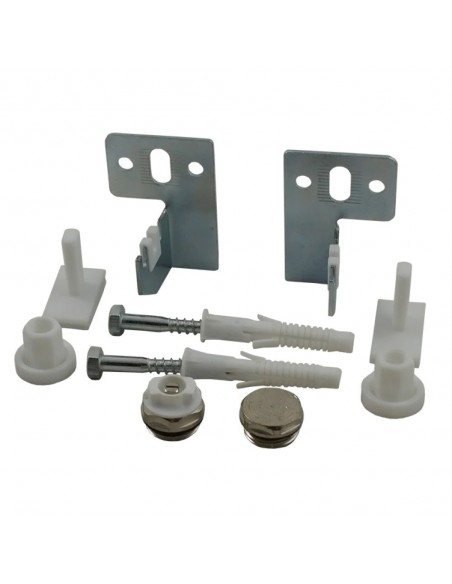 Set suporti radiator otel + accesorii, 1/2", MNC