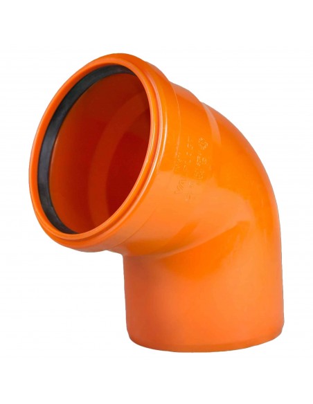 Cot PVC canalizare Ø 125 x 67°