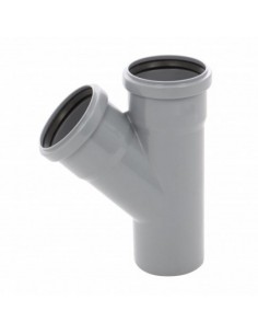 Ramificatie PP, canalizare interioara Ø 50 x 50 x 45°