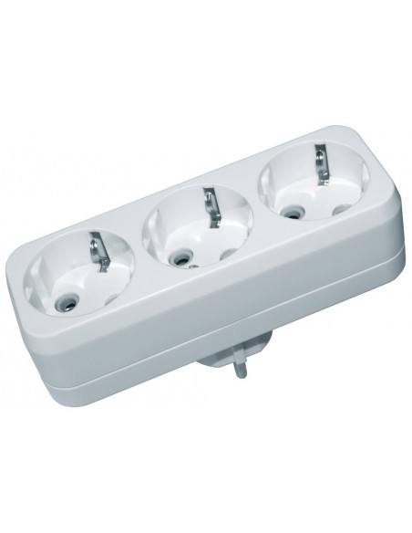 Triplu stecher cu impamantare, liniar