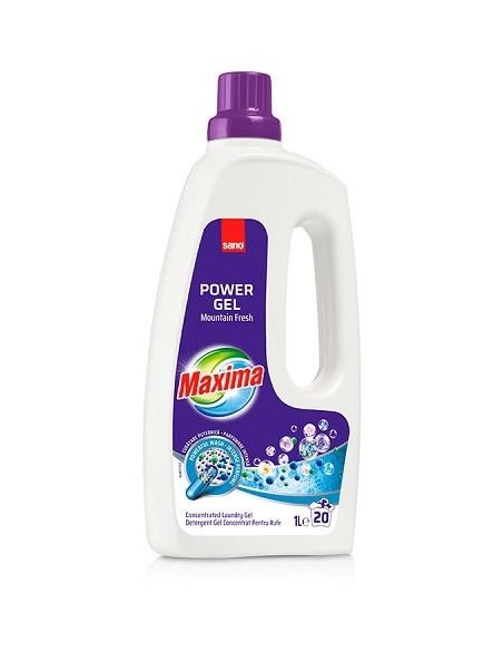 Detergent de rufe, Sano Maxima Power, Mountain Fresh, (20sp), 1L