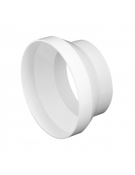 Reductie tub ventilatie, plastic, alb, D 120 / 125mm, Awenta