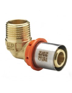 Cot sertizare, alama, filet exterior, 32/3 x 1" FE, Ivar