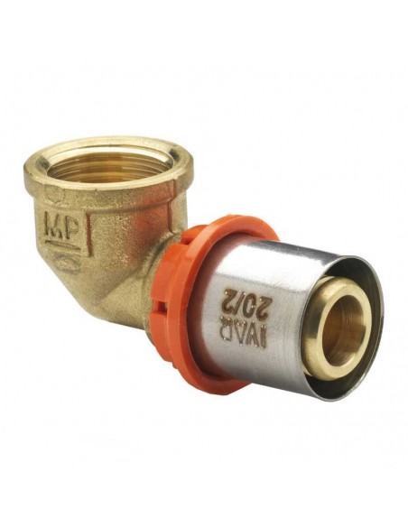 Cot sertizare, alama, filet interior, 20/2 x 1/2" FI, Ivar