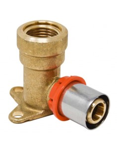 Cot cu talpa sertizare, alama, 26/3 x 3/4" FI, Ivar