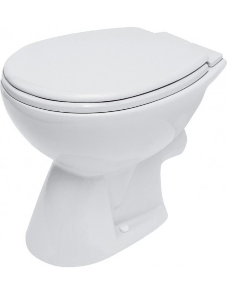 Vas WC, Cersanit President, alb, evacuare laterala si montaj in pardoseala
