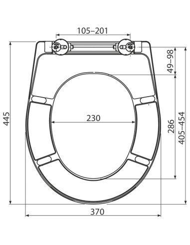 Capac WC A604 Shell, din duroplast si Softclose, Alca