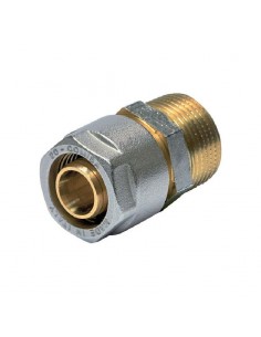 Racord teava multistrat, filet exterior, 20/2 x 3/4" FE, Comisa